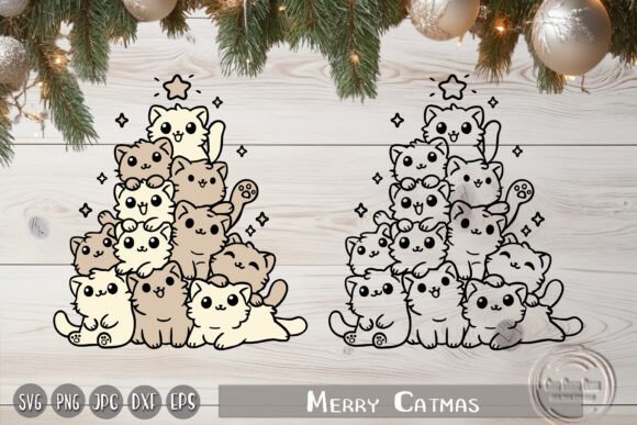 Funny Cat Christmas, Merry Catmas
