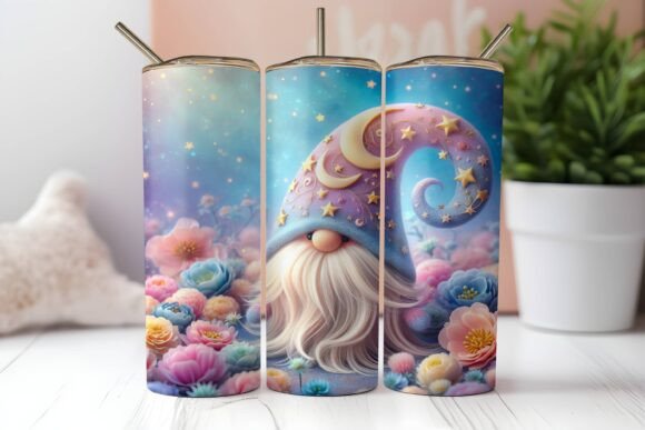 Gnome Christmas 20oz Tumbler Wrap PNG: Graphics & Tumbler Wraps