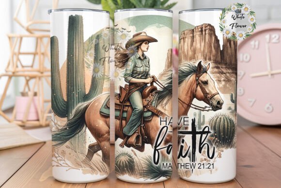 Have Faith Matthew 2121 Tumbler Wraps & Graphics