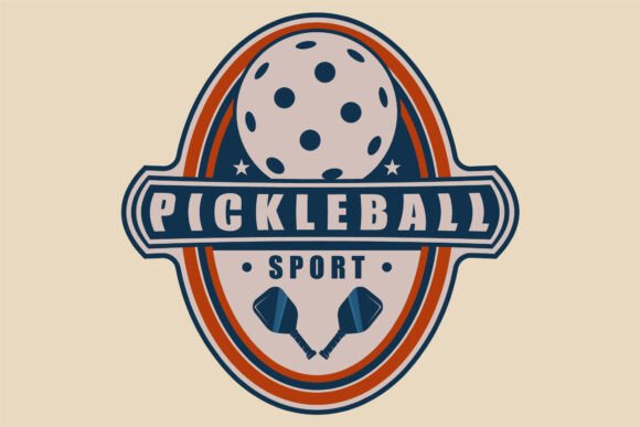 Pickleball Logo Sport Design Graphics & Logos
