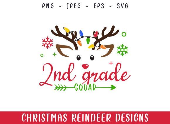 The 2nd Grade Squad Christmas Reindeer